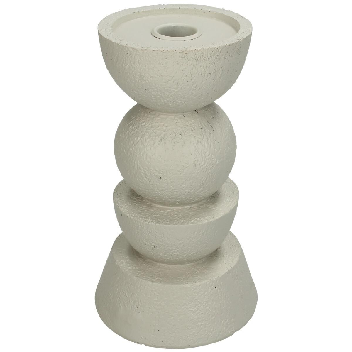 Candle Holder Ornaments Polyresin Ivory 11x11x19cm