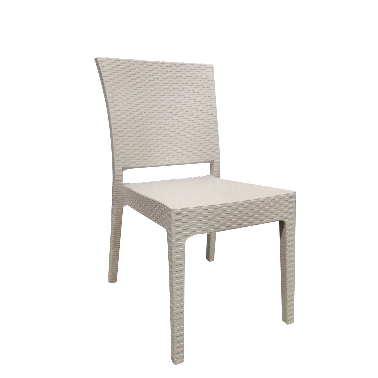 Garden Chair Cappuccino Rattan 47x55x87cm