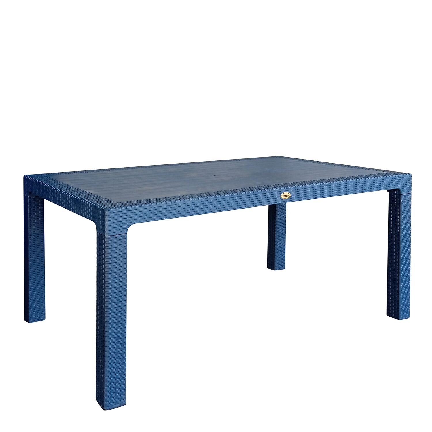 Garden Table Eco Blue Recycled PP 150x90x74cm