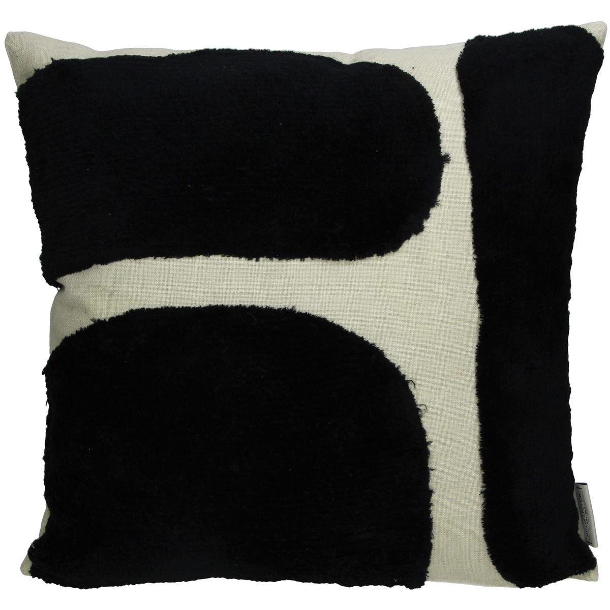 Cushion Black Cotton 45x45cm