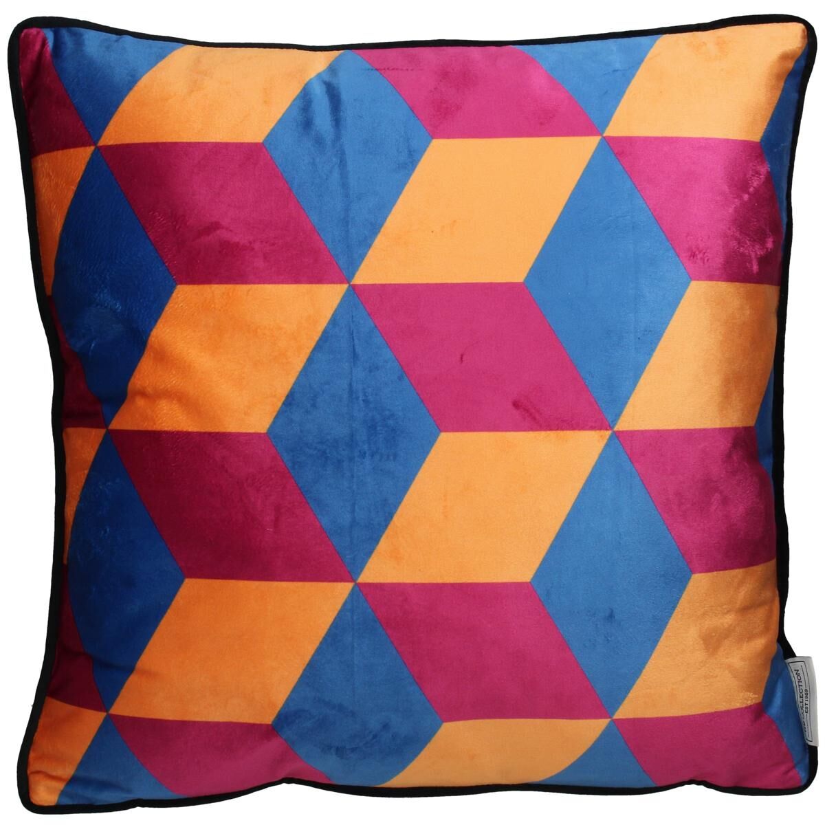 Cushion Geometric Velvet Mix 45x45cm