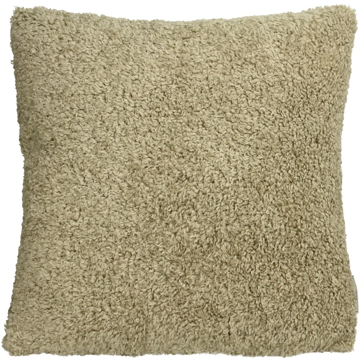 Cushion Teddy Polyester Beige 45x45cm
