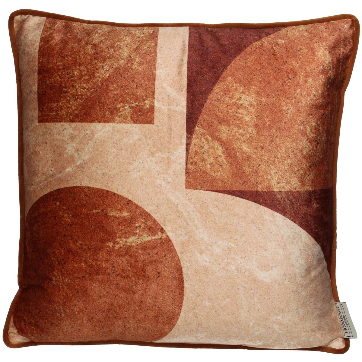 Cushion Graphic Velvet Terra 45x45cm
