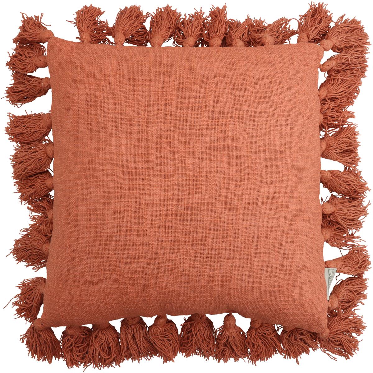 Cushion Tassels Cotton Terra 45x45cm