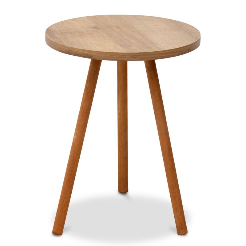 Roma Megapap melamine side table in pine oak color 33