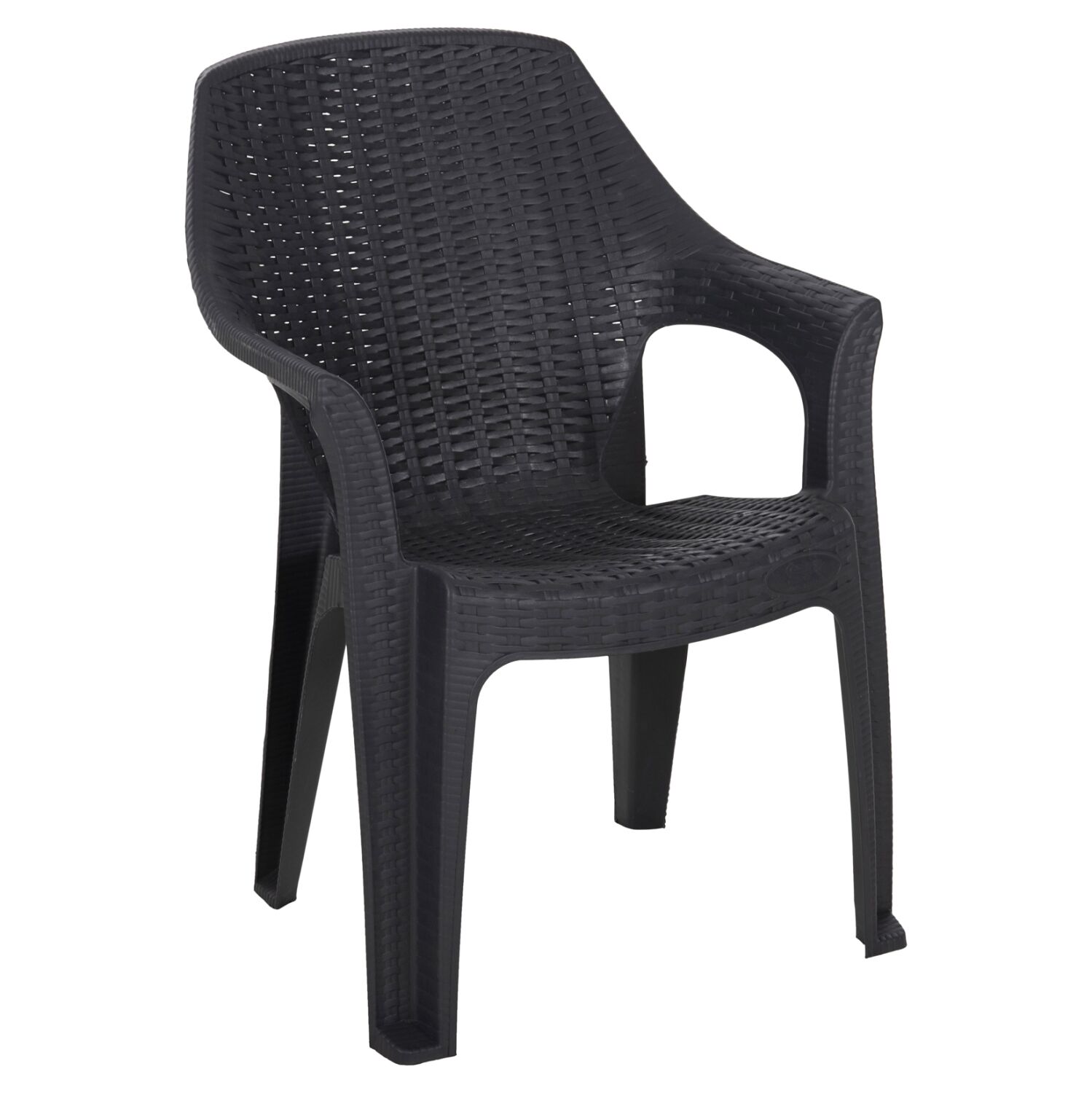 POLYPROPYLENE ARMCHAIR ABEL HM6143.01 IN ANTHRACITE COLOR 61x60x85Hcm.