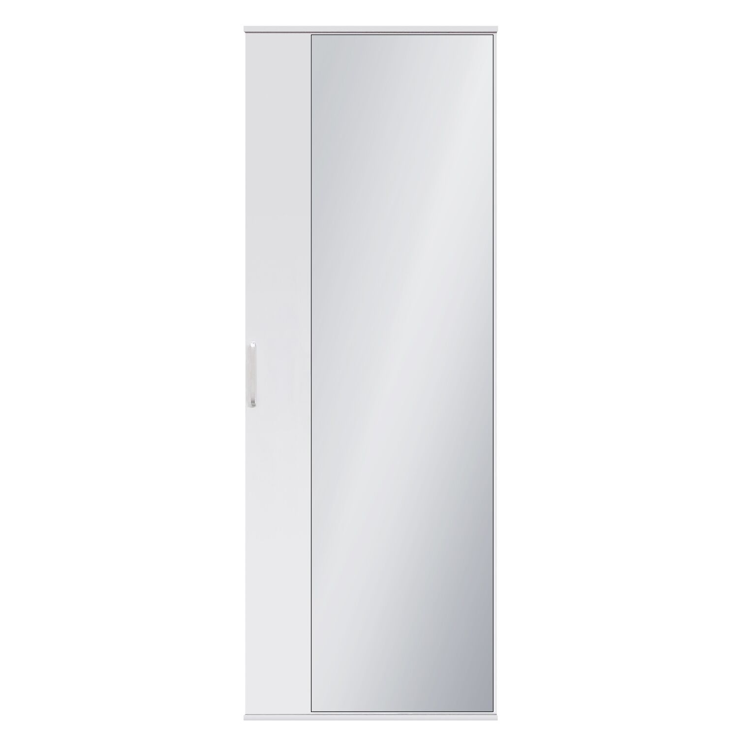 NORA Shoe Cabinet White Chipboard/Melamine 45x32x180cm