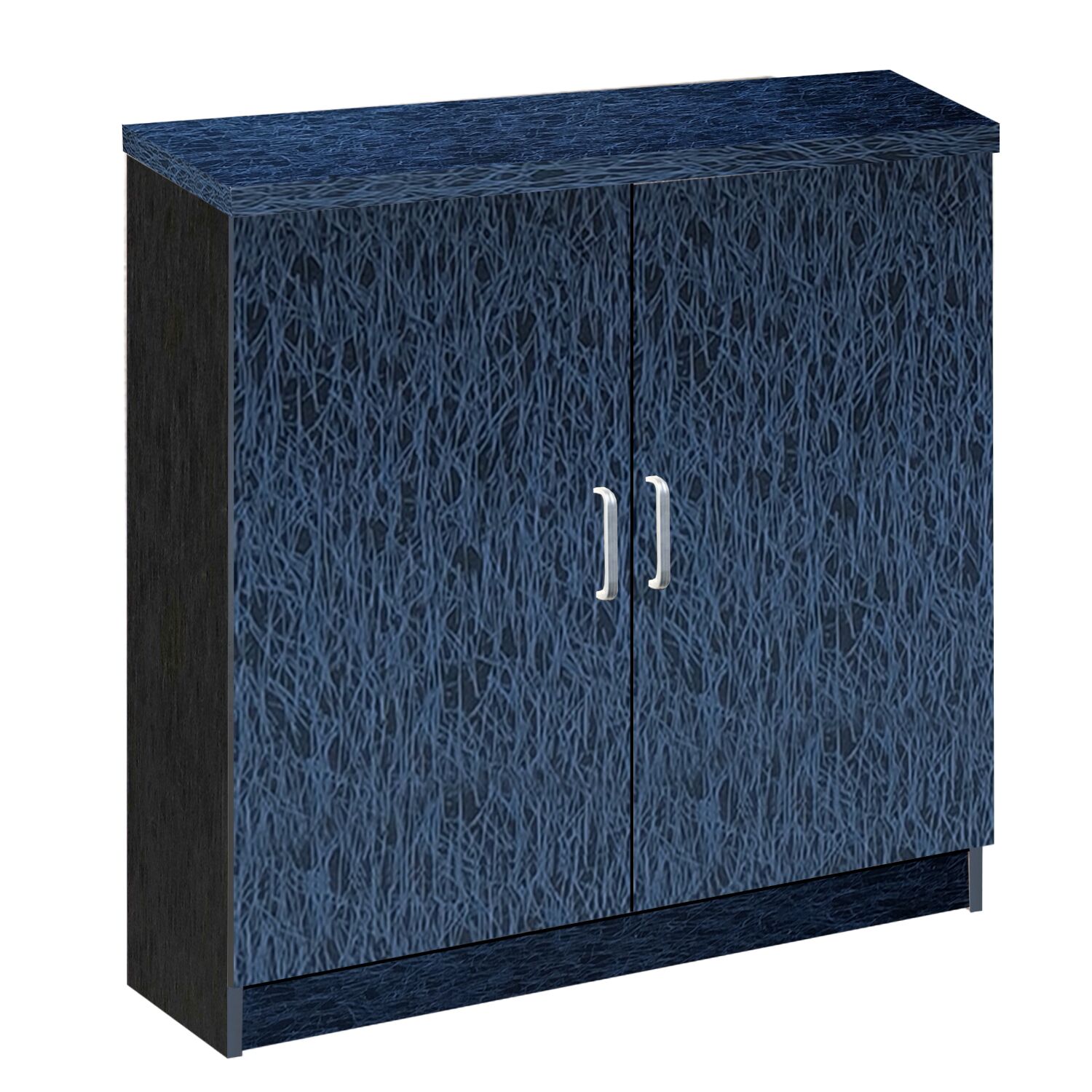 HANNAH Shoe Cabinet Black Chipboard/Melamine 60x33x80cm