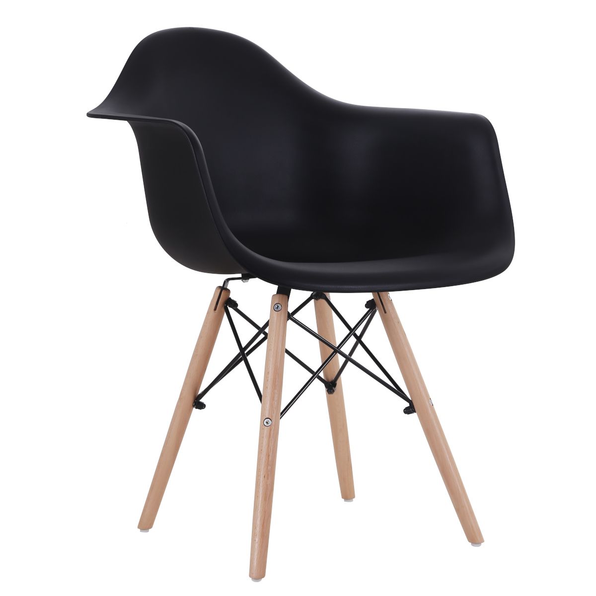Chair CORYLUS Black PP 60x60x80cm