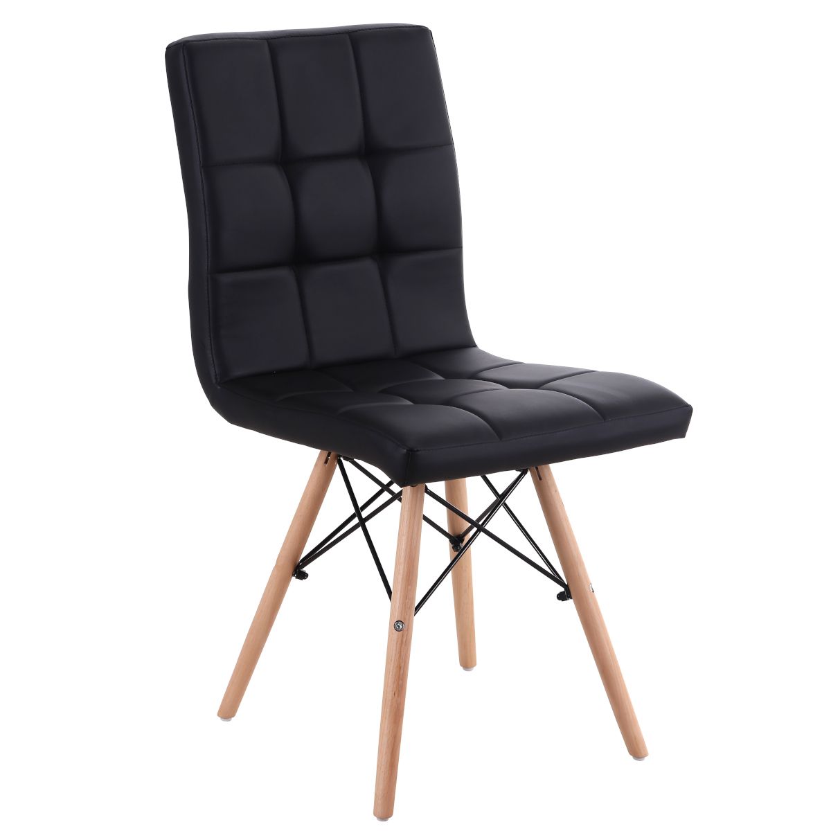 Chair CUPPLESSUS Black PU 43x55x86cm