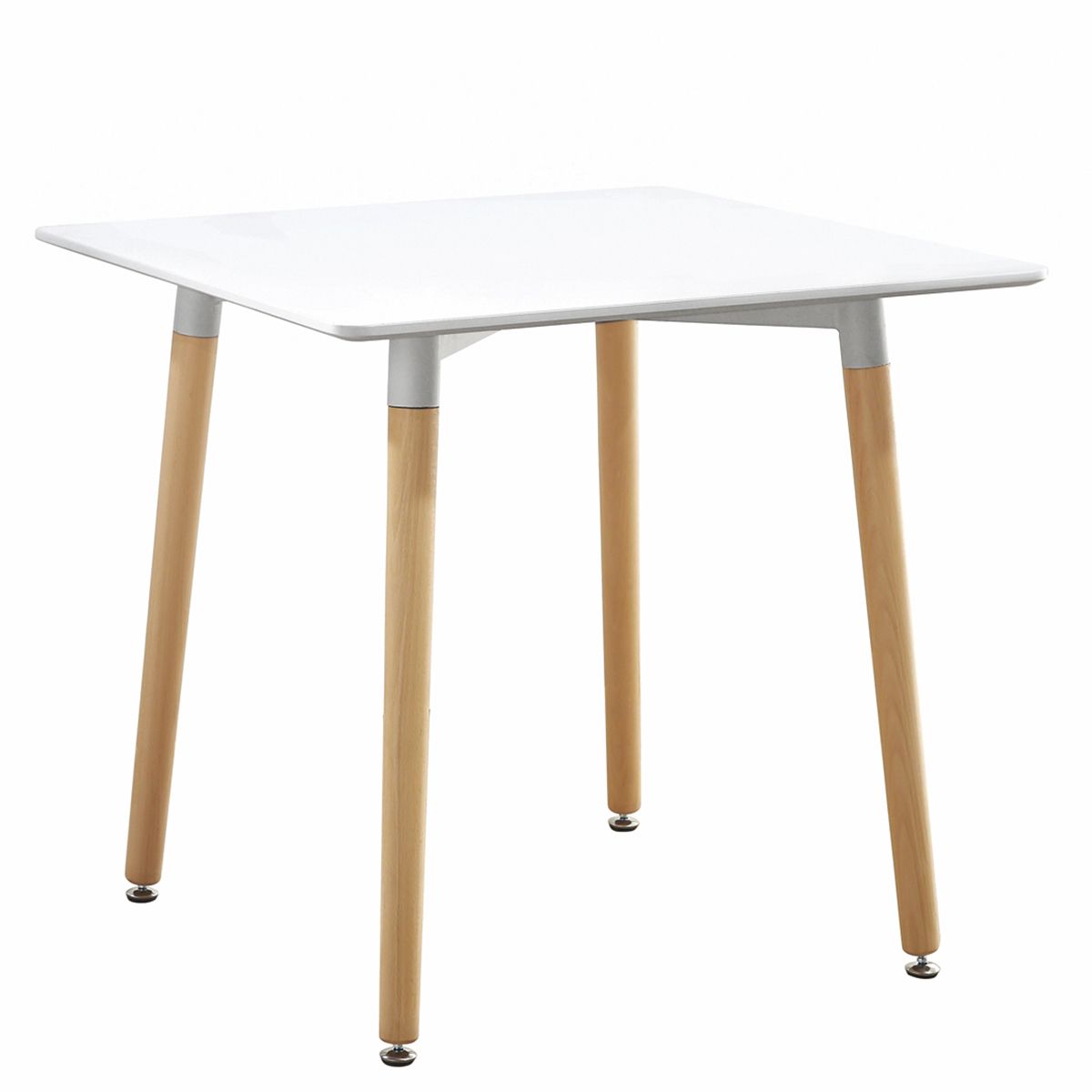 SWIFT table White MDF / Wood 80x80x74cm