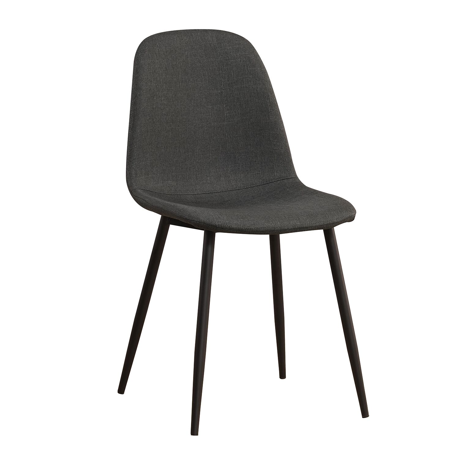 TOUKAN Chair Dark Gray Fabric/Metal/Wood 44x52x85cm