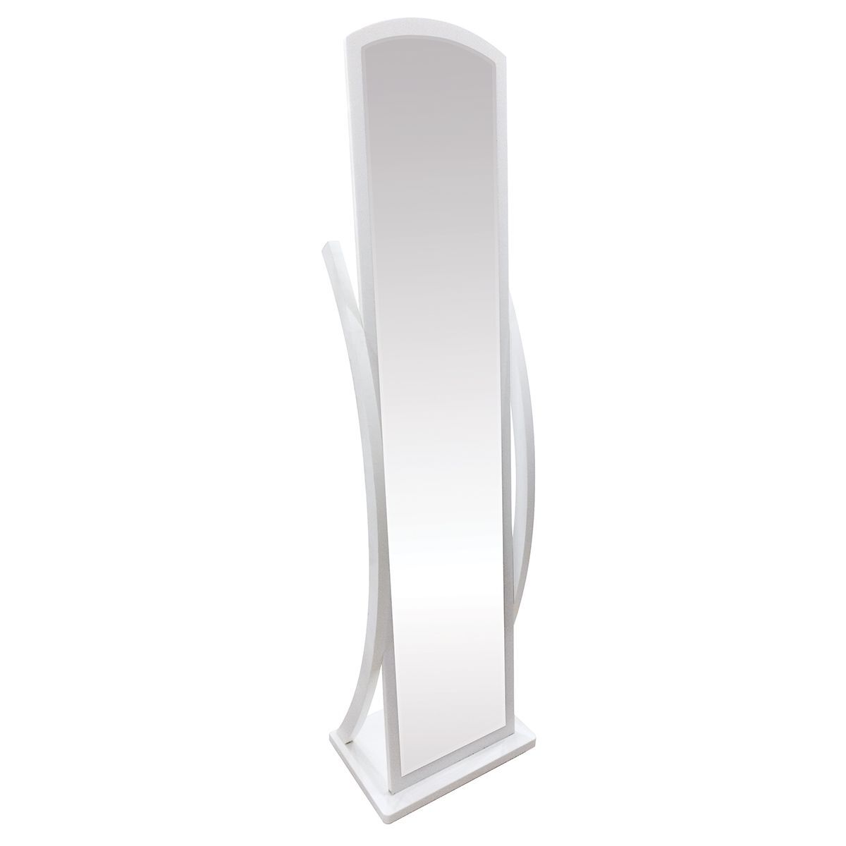ERCOLANO Floor Mirror White Melamine / Glass 44x29x164.5cm