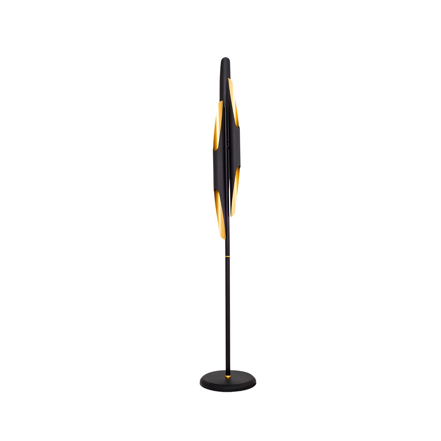 RANKY Floor Lamp 6 Lights Black Metal/Aluminum 20x175cm