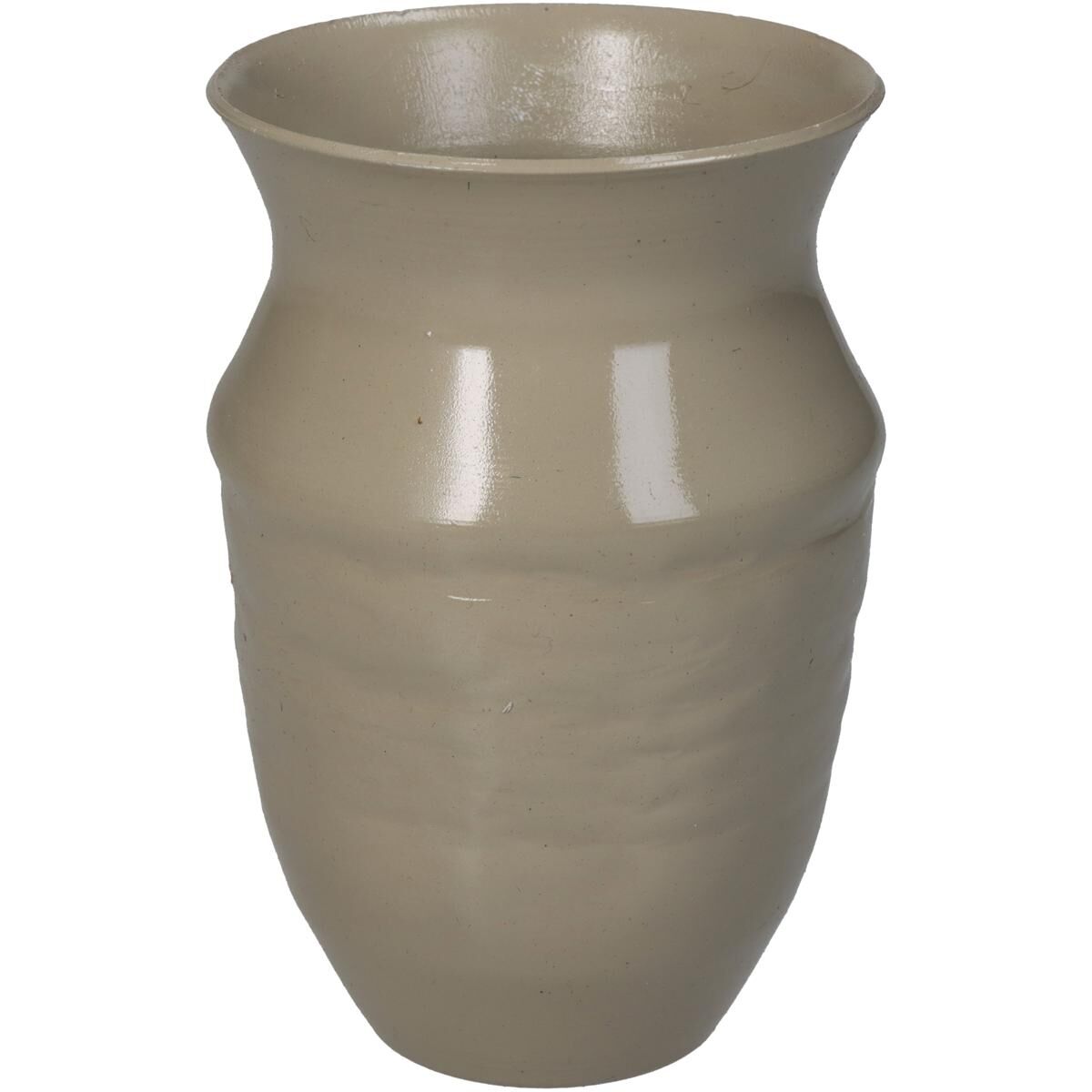 Vase Aluminium Ivory 7.5x7.5x11.5cm