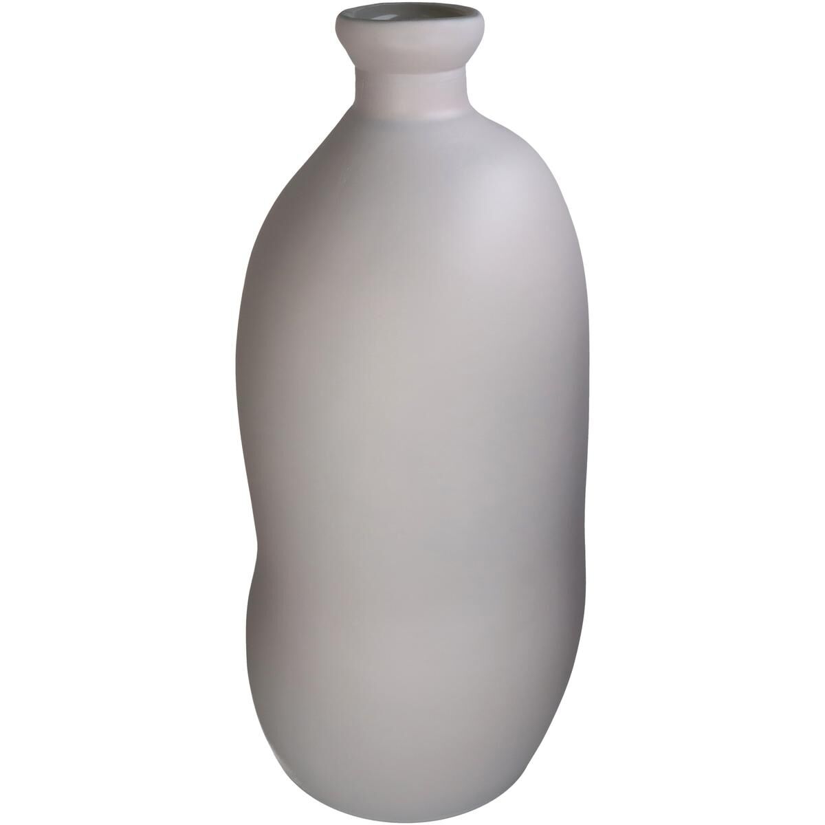 Vase Ivory Recycled Glass 34x34x73cm