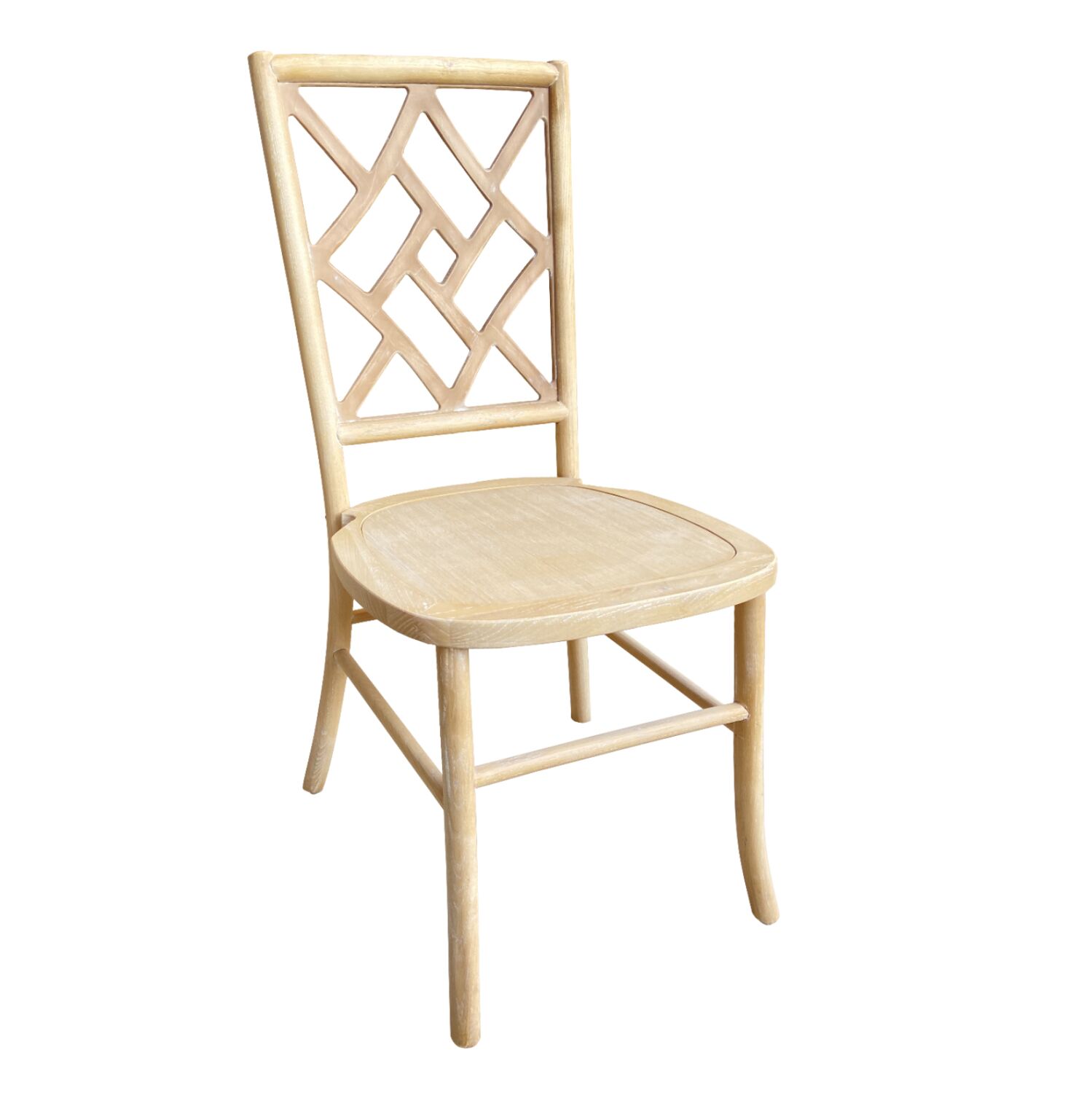 CHAIR TOON WOOD IN WHITEWASH AND PLYWOOD SEAT 41x46x95Ηcm.ΗΜ9410.05