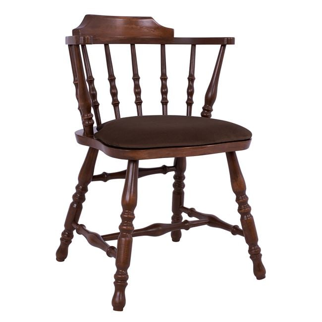 Chair for beer house wooden HM8282 with curved back 56,5x52,5x77,5 cm