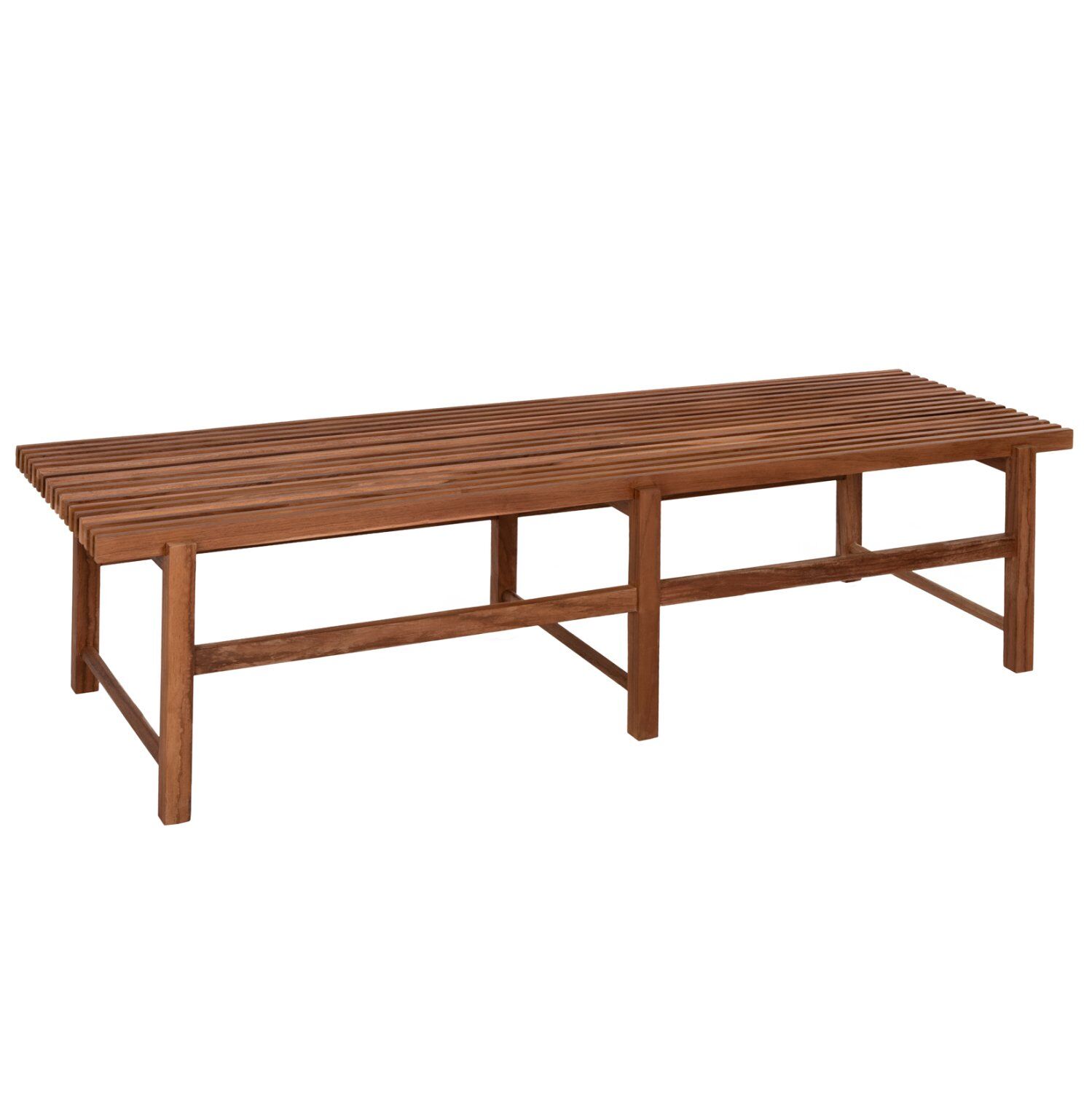 BENCH 3-SEATER HM9537 TEAK WOOD IN NATURAL COLOR 180x56x46Hcm.