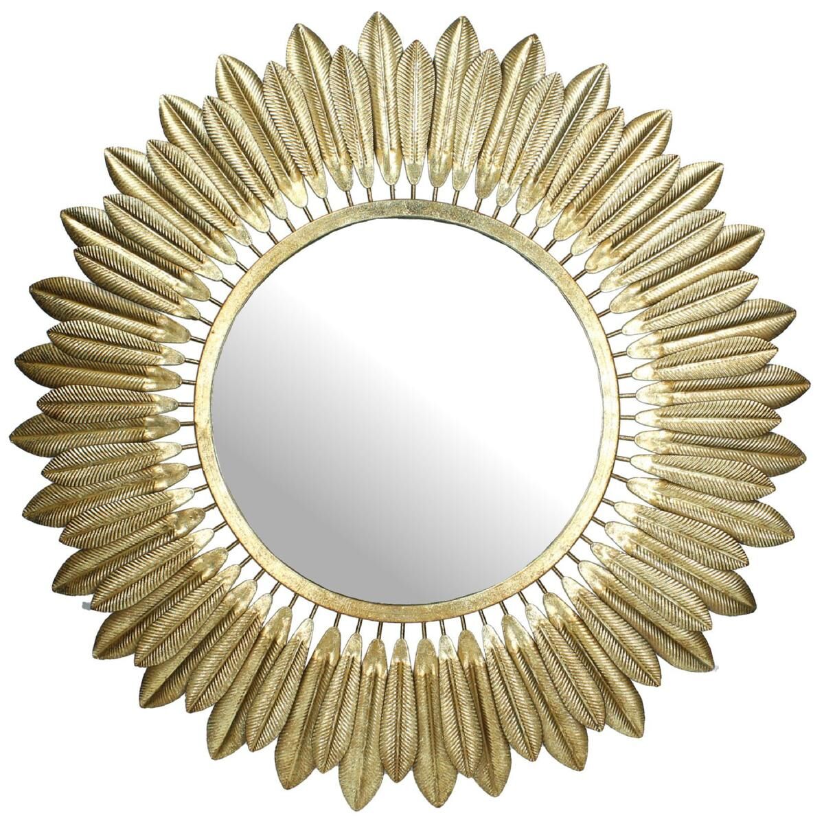 Mirror Metal Gold 70x4x70cm