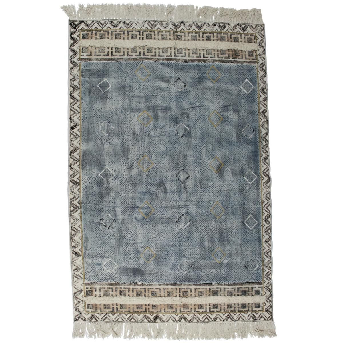 Carpet Cotton Blue 120x180cm