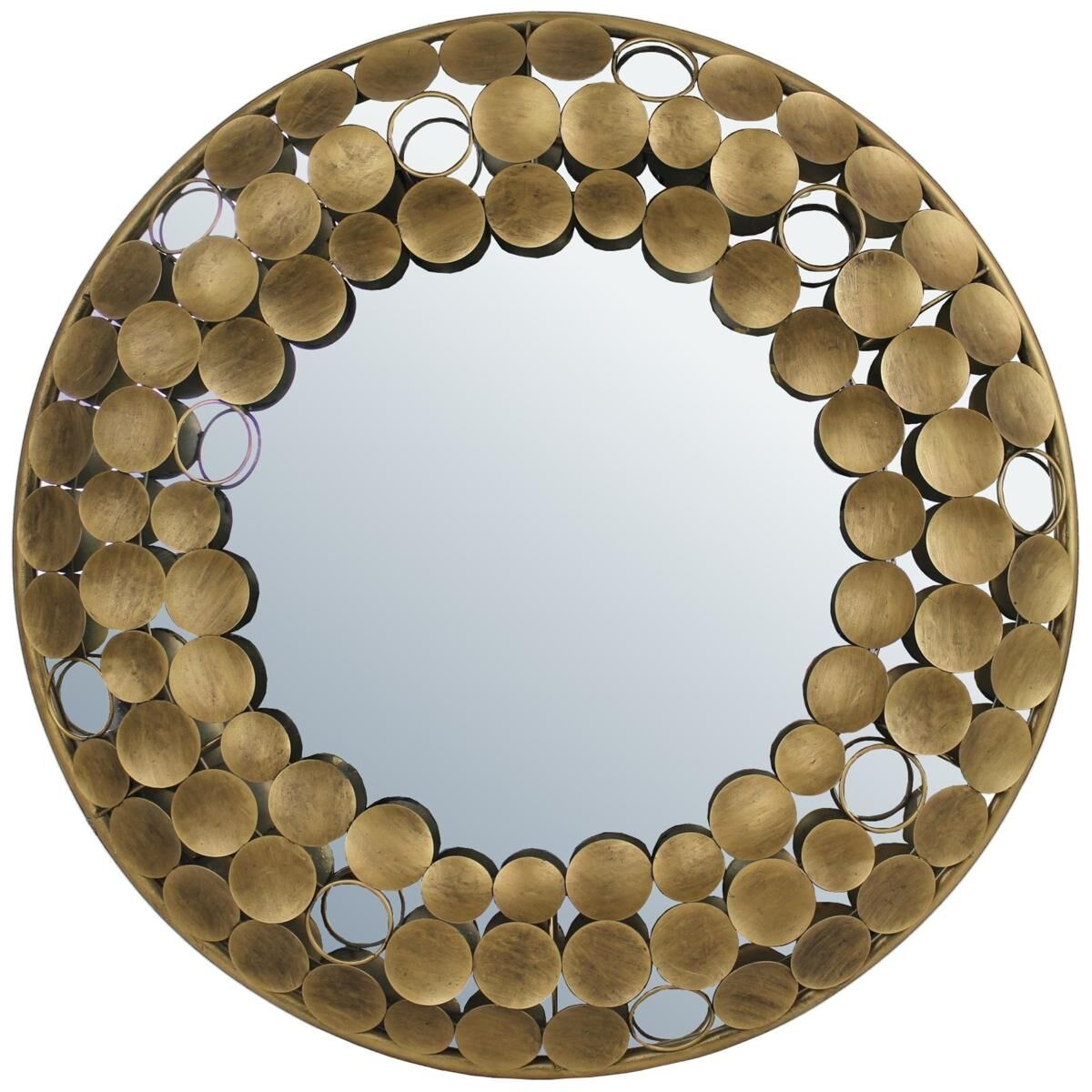 Mirror Metal Gold 70x6x70cm