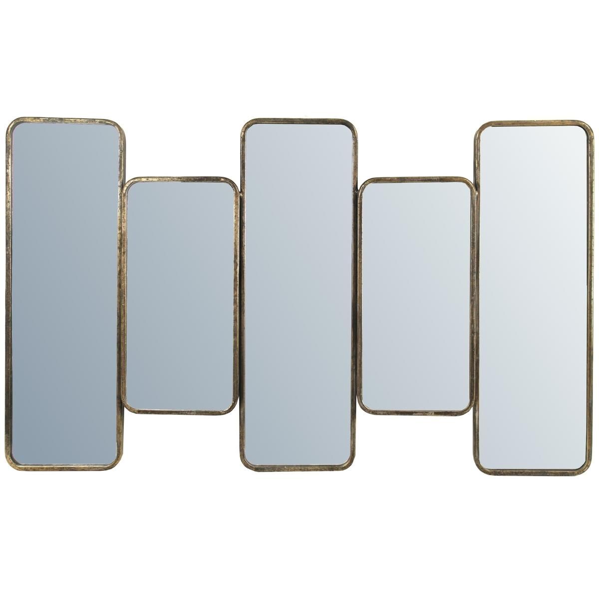 Mirror Metal Brown 100x4.5x60cm