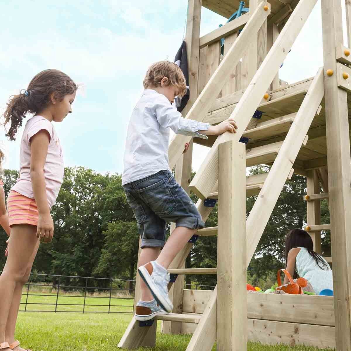 Wooden playground steps STEPS - 120cm set