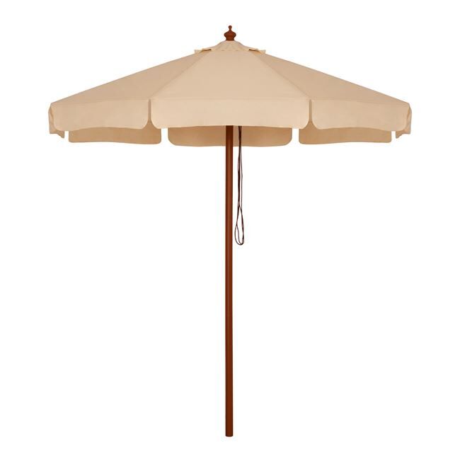 Professional Umbrella 2.30m with wooden frame HM6021 Beige