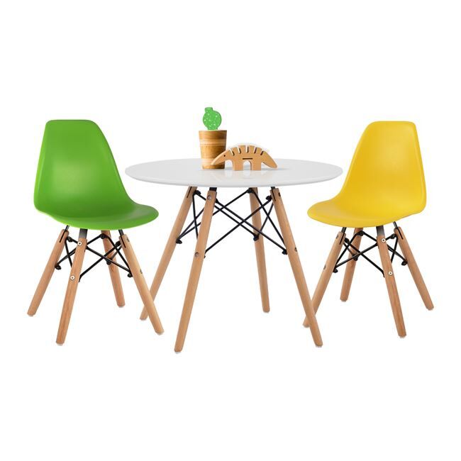Set 3 pieces with kids table and chairs HM11161