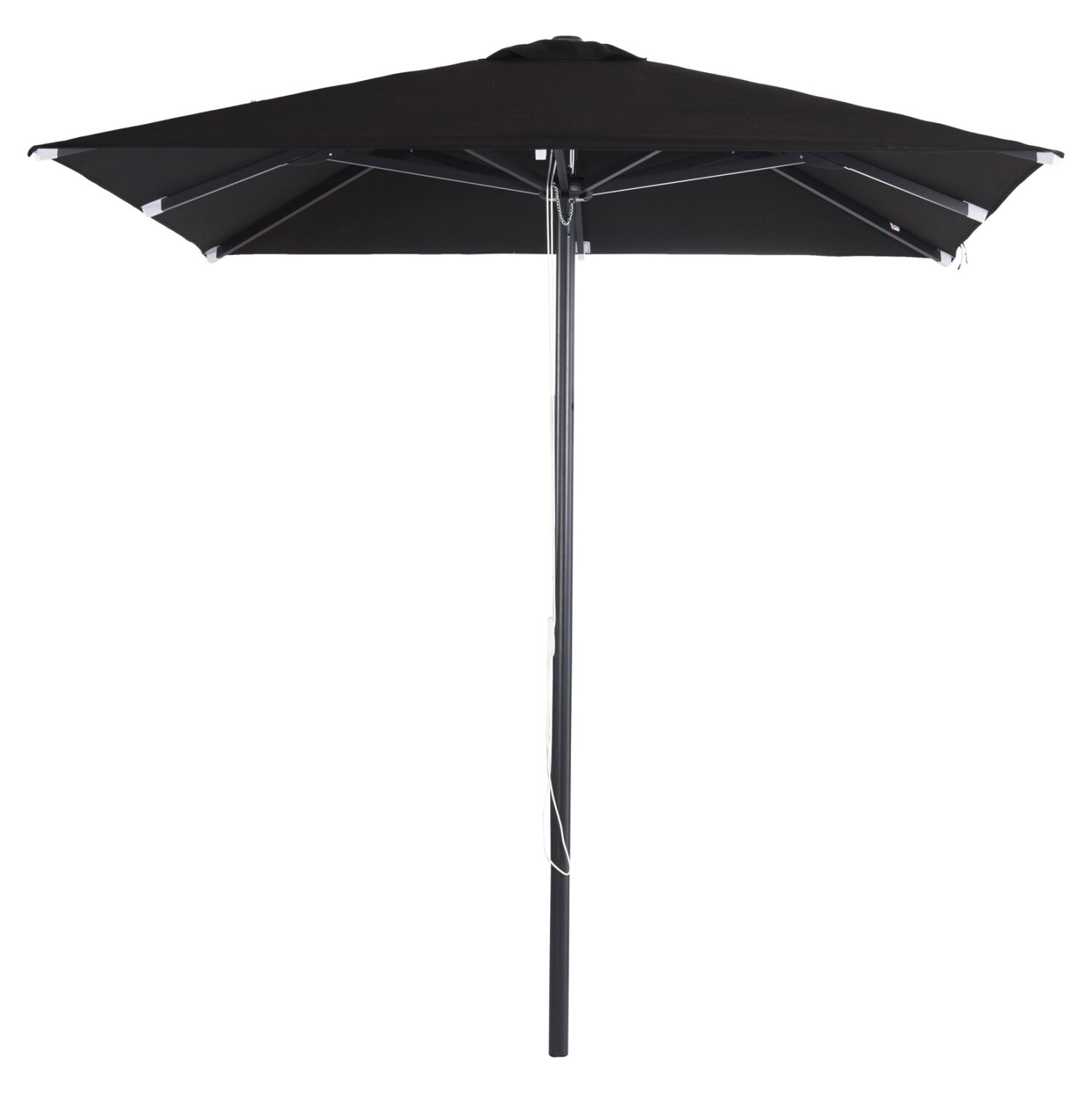 Professional Umbrella ALU 2.20x2.20 Black Fabric Acrylic 8rays HM6013.03