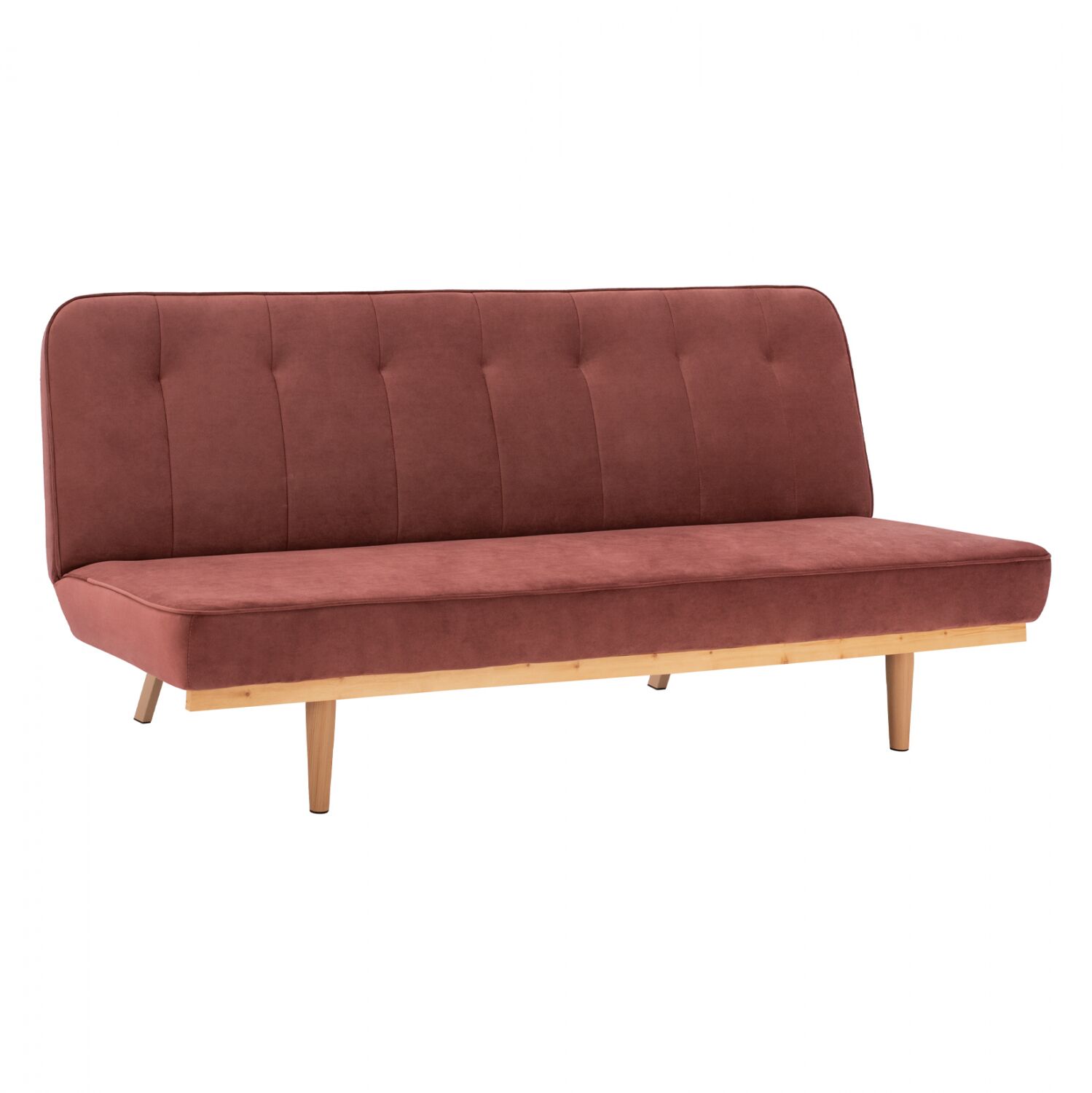 Sofa Bed 3seater from velvet rotten apple HM3168.02 193x85x88cm