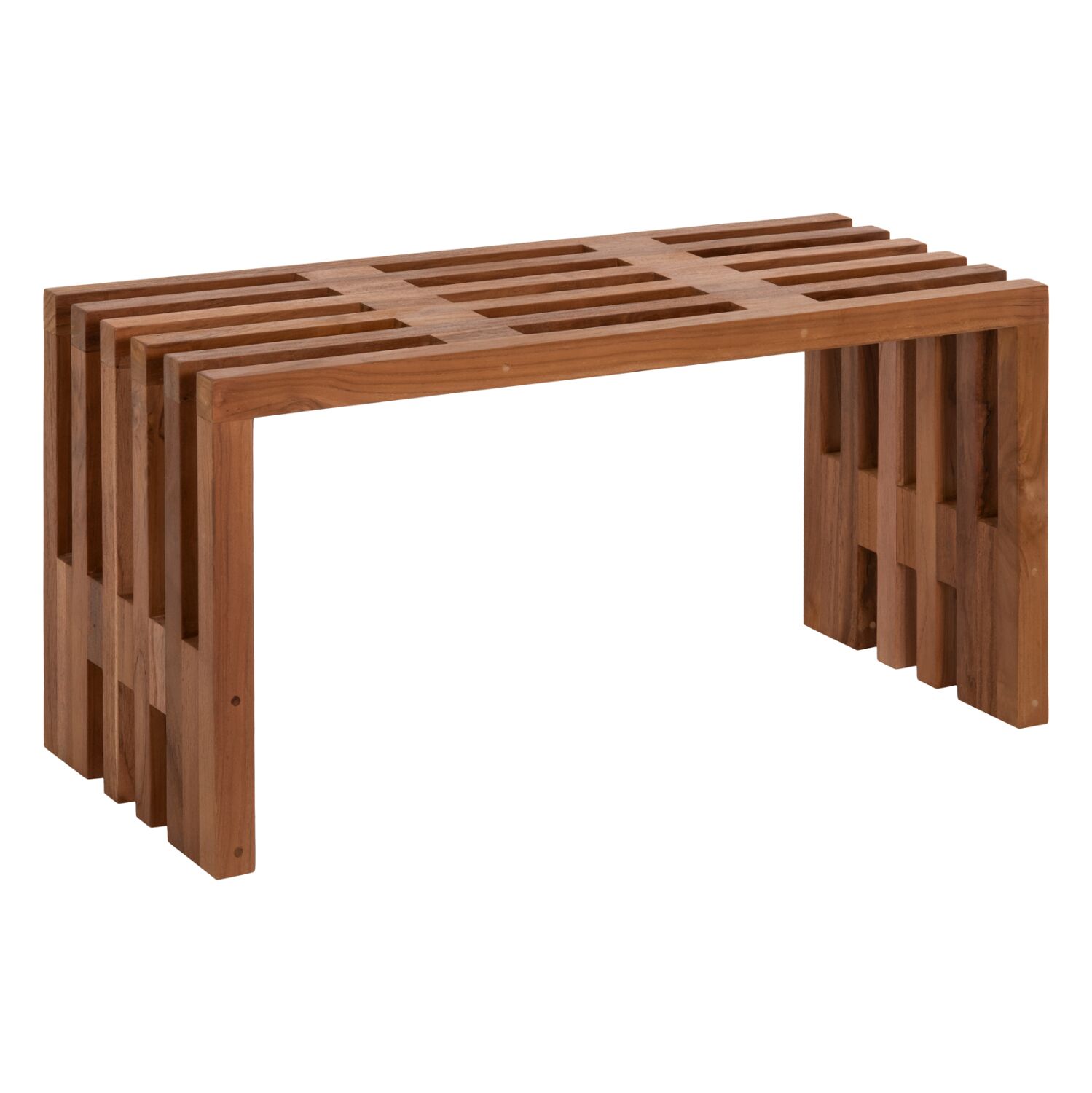BENCH MULTI-ROLE NYA HM9547 TEAK WOOD IN NATURAL COLOR 90x30x45Hcm.