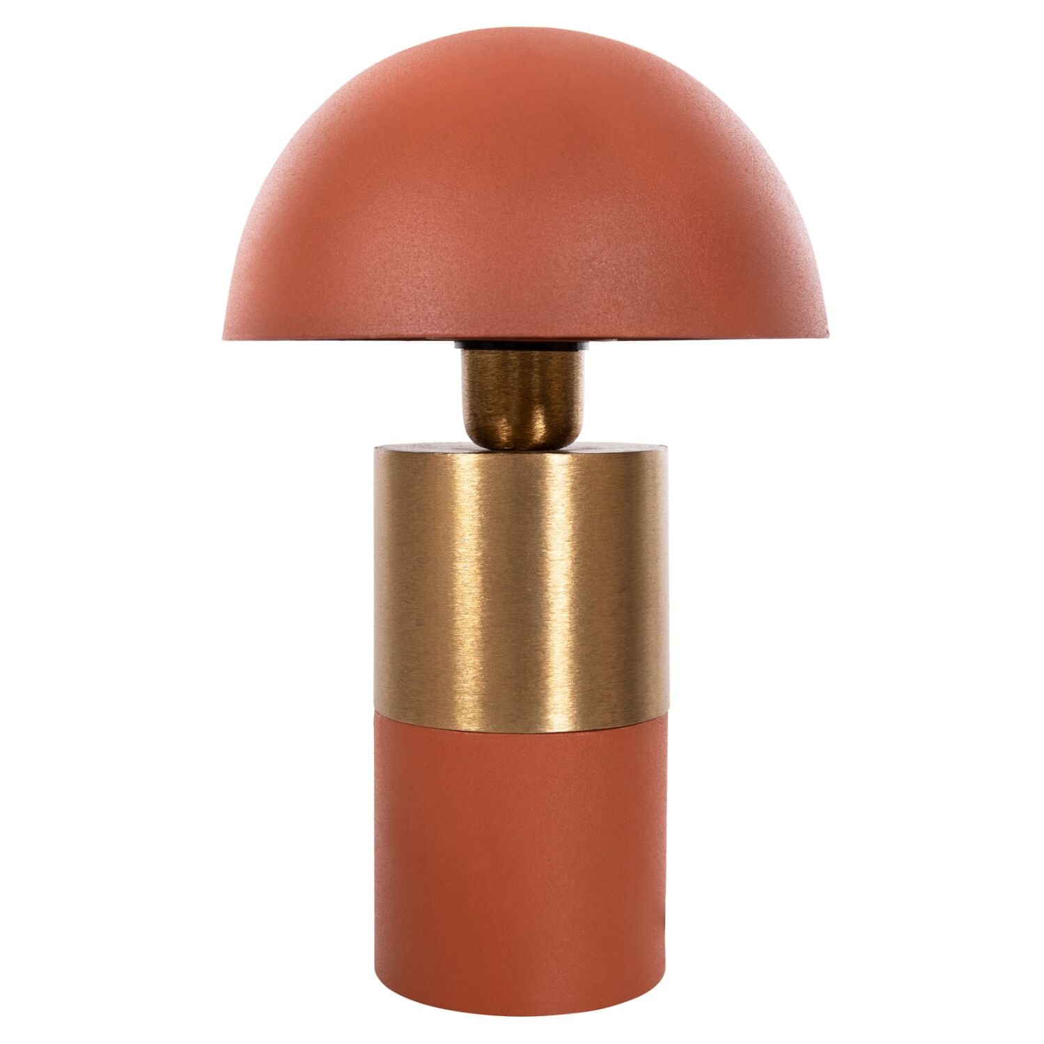 TABLE LAMP PUNE HM4245.08 METAL IN ORANGE-GOLD Φ20,5x32,5Hcm.
