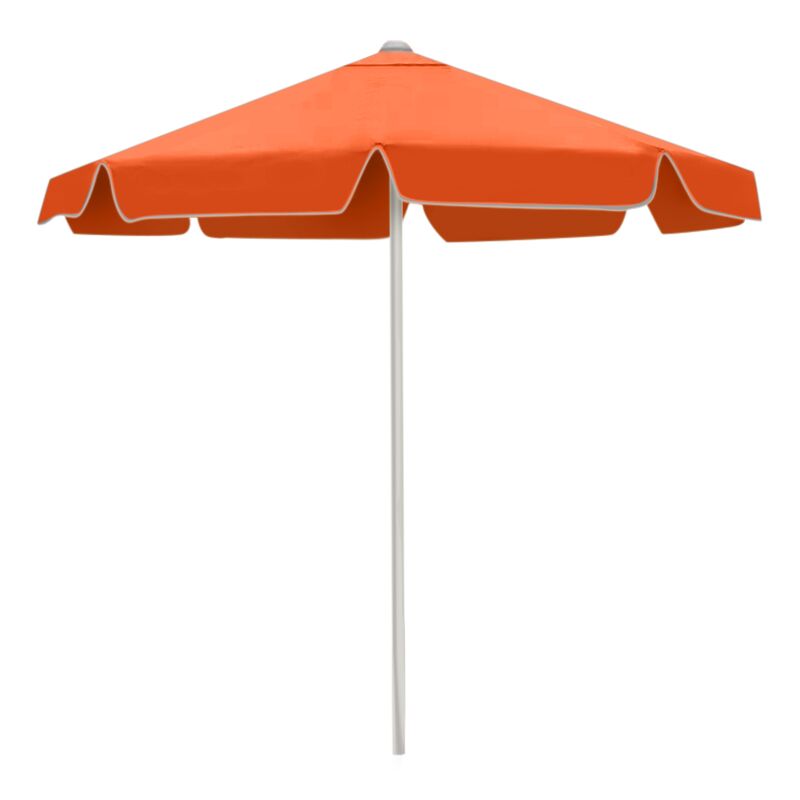 Umbrella with metal frame professional quality and fabric in orange color Ø2,35m