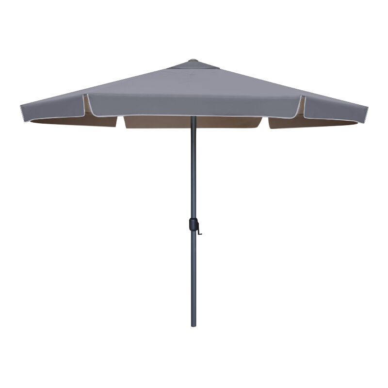 Capri Megapap aluminium frame umbrella fabric in anthracite color Ø3m.