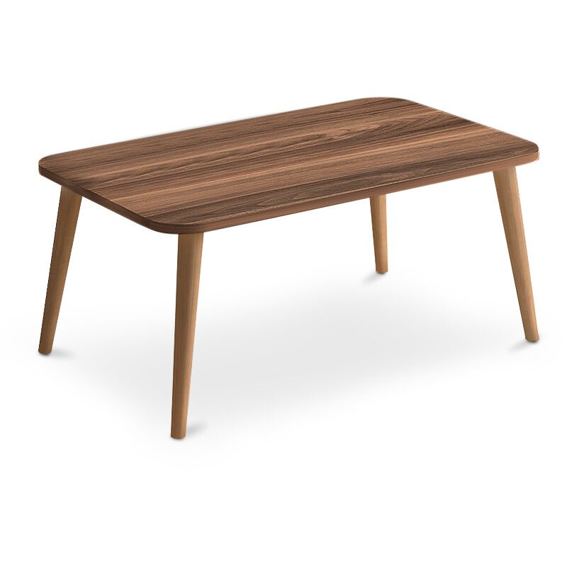 Soul Megapap melamine coffee table in walnut color 90x55x41cm.