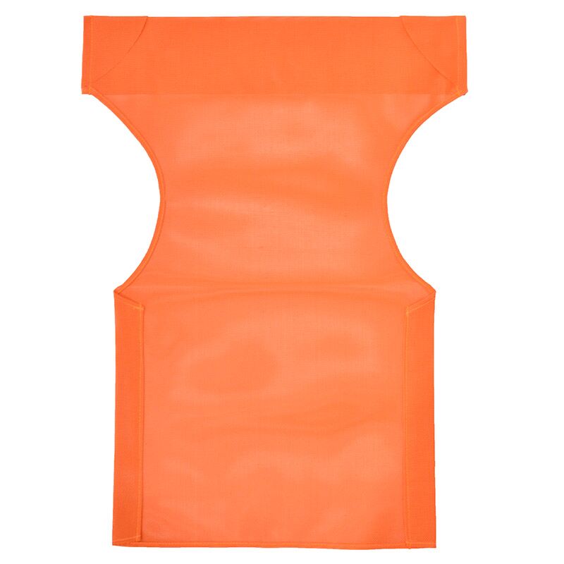 transparent fabric Nexus  pakoworld for director's chairs color orange  for professional use 46/57x1x80cm