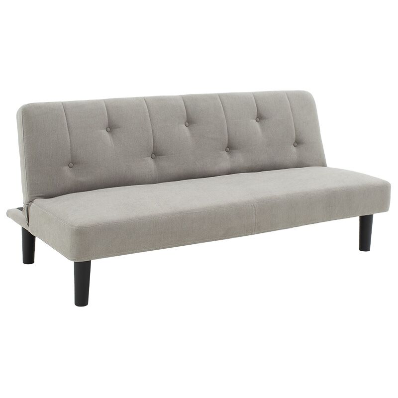 Sofa-bed Breathe pakoworld fabric grey 167x77x73 cm
