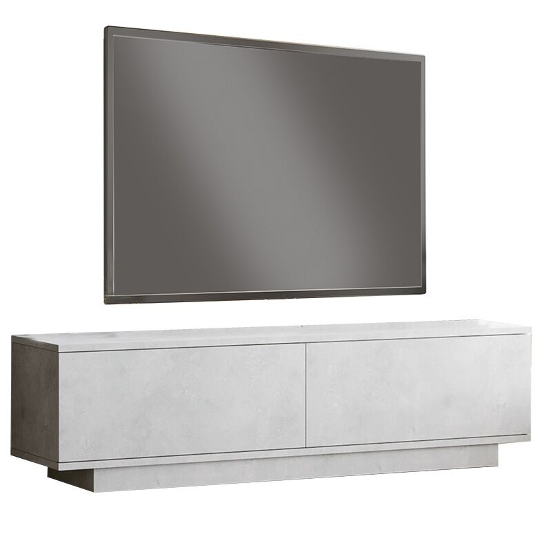 TV cabinet Zoeva pakoworld grey antique 140x.35x38.2cm