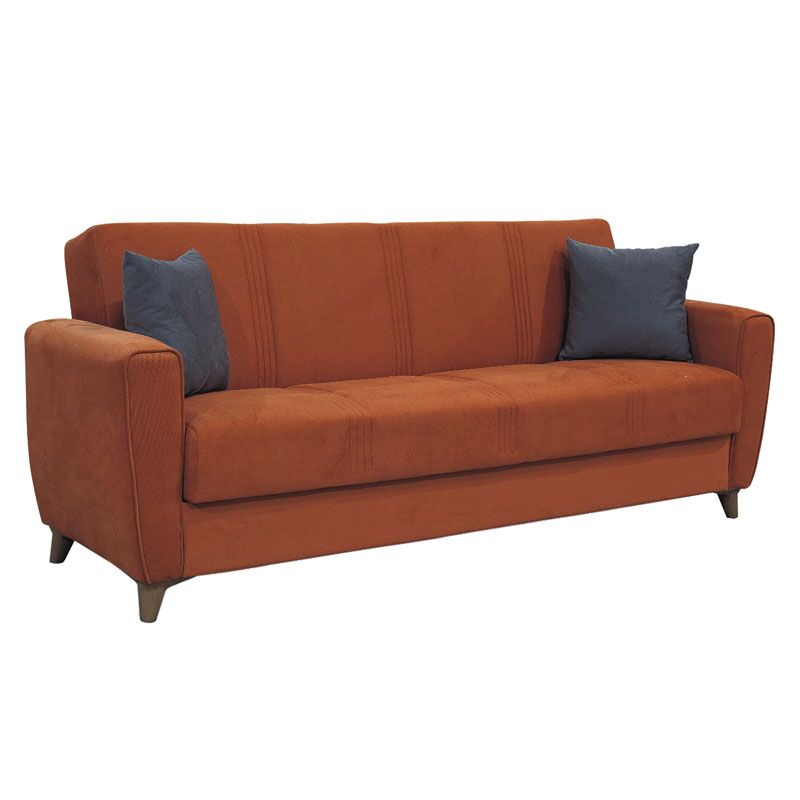 3 seater sofa-bed Antony pakoworld fabric velvet tile 210x75x85cm