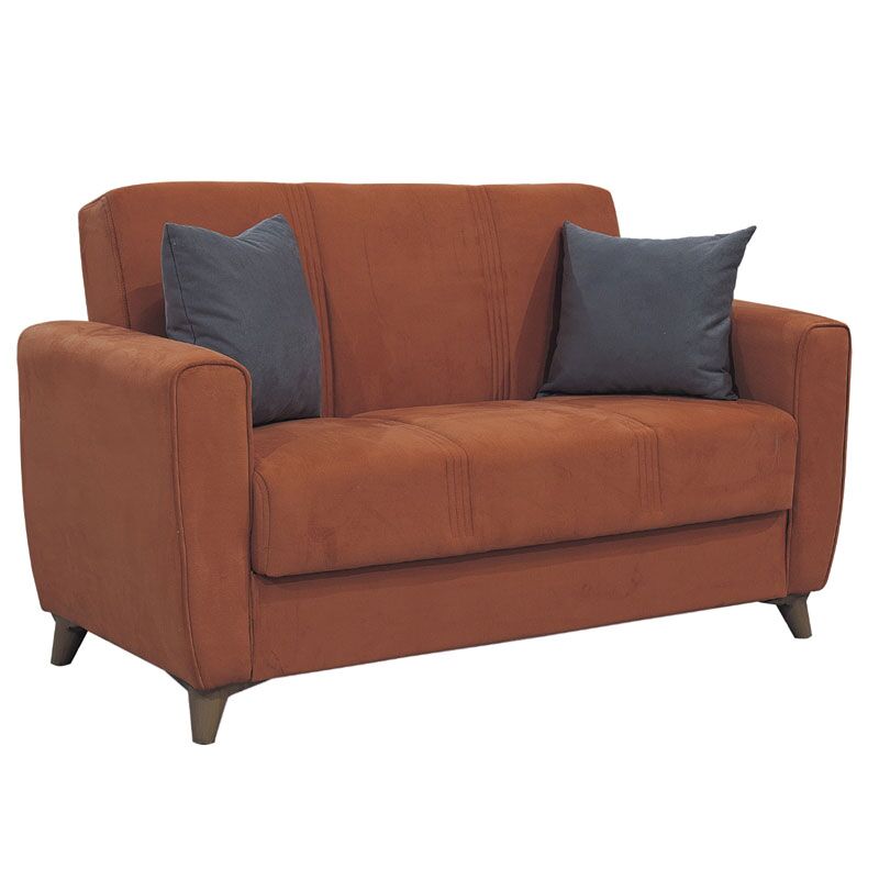 2 seater sofa-bed Antony pakoworld fabric velvet tile 150x75x85cm
