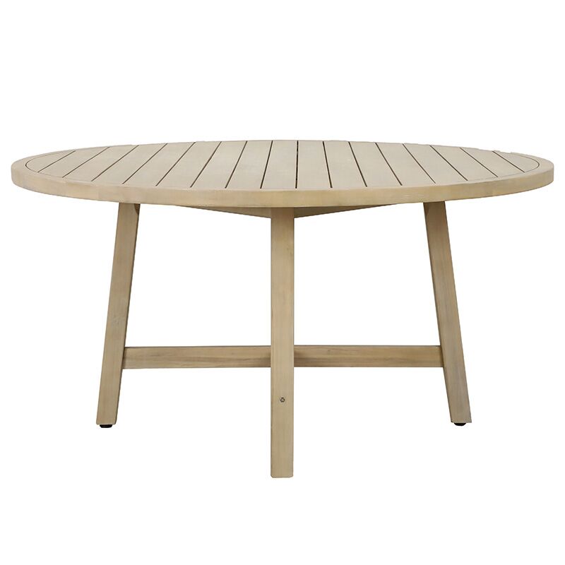 Spice table pakoworld solid acacia wood D150x75cm