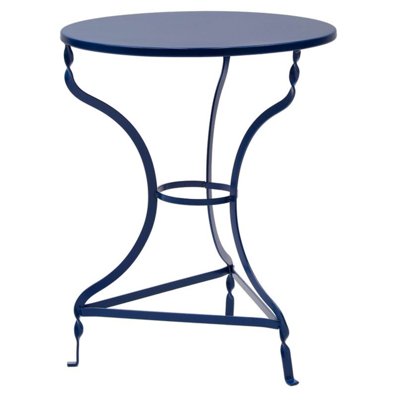 Table Noah pakoworld metallic blue D58x72cm