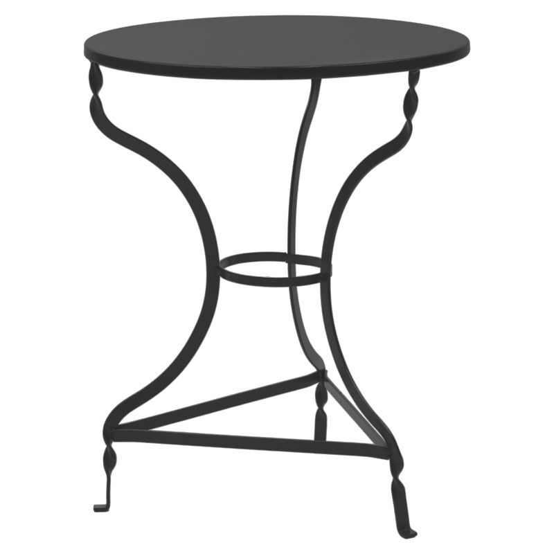 Table Noah pakoworld metallic black D58x72cm