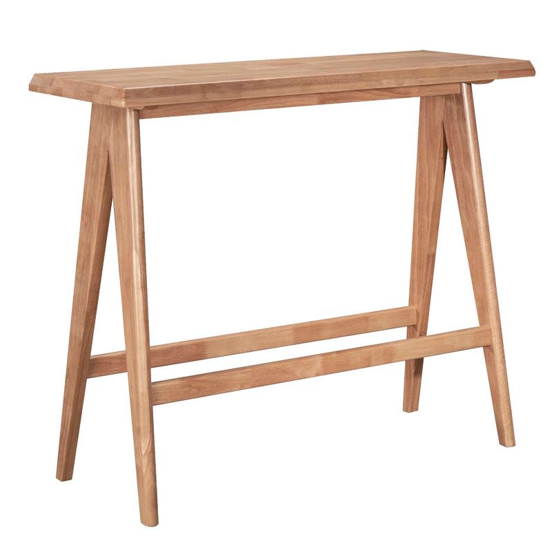 Dining Bar table Winslow pakoworld rubberwood walnut 120x45x100cm